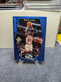 1998-99 Upper Deck UD Choice - Starquest Michael Jordan #SQ30 Blue - Image 1