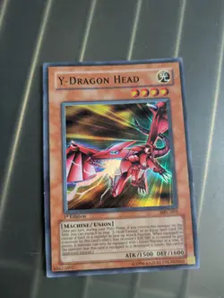 Yugioh: Y-Dragon Head - MFC-005 - Super Rare - 1st Edition - LP-MP - Image 1