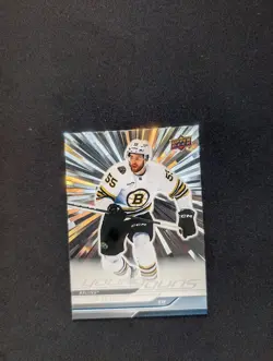 2024-25 Upper Deck Series 1 Justin Brazeau YG Young Guns Outburst - Image 1