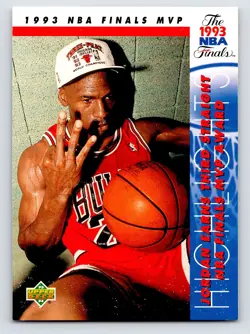 MICHAEL JORDAN 1993 Upper Deck '93 NBA Finals MVP #204 Chicago Bulls - Image 1
