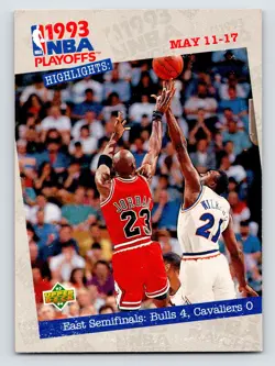 MICHAEL JORDAN 1993 Upper Deck '93 NBA Finals MVP #204 Chicago Bulls - Image 2