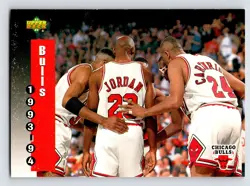 MICHAEL JORDAN 1993 Upper Deck '93 NBA Finals MVP #204 Chicago Bulls - Image 4