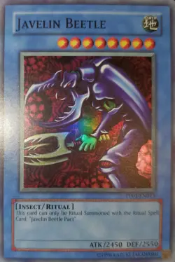 Yugioh 2007 Javelin Beetle SR PP01-EN013 Near Mint - Image 1