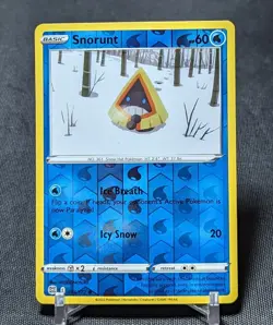 Snorunt Common Reverse Holo Water 2022 Brilliant Stars Pokemon TCG Card 034/172 - Image 1