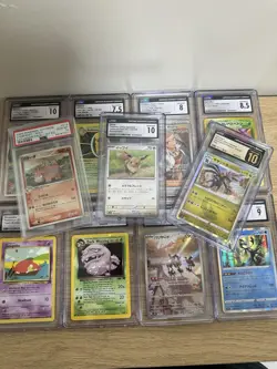 11x Pokemon Slab Lot PSA 10 CGC 10 Pristine | Vintage JP Rocket WotC Eevee - Image 1