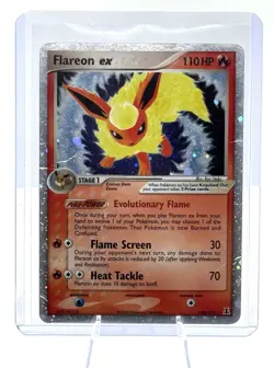Pokemon Flareon EX Delta Species 108/113 Holo Ultra Rare 110 HP Card 2005 - Image 1