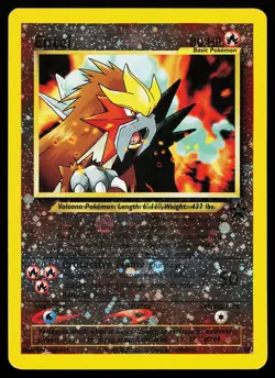 Entei 34 Reverse Holo WOTC Black Star Promo Pokemon Card - Image 1