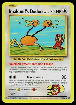 Pokemon Card - ImakuniU's Doduo Evolutions 112/108 Secret Rare 2016 - Image 1