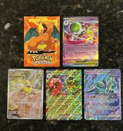 Pokemon (5 Card) Lot - Vintage, Mid-Era, Modern, IR, SIR, Promos, Holo Rares - Image 1