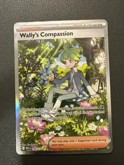 Wally's Compassion 186/132 Mega Evolution Trainer Holo Pokemon Card - Image 1