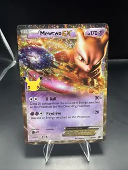Pokemon Mewtwo EX Celebrations Classic Collection 54/99 Pokemon Card A - Image 1