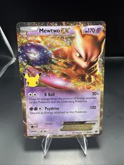 Pokemon Mewtwo EX Celebrations Classic Collection 54/99 Pokemon Card A - Image 2