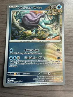 Pokemon TCG SV-Twilight Masquerade Walking Wake Reverse Holo Card #63/167 NM - Image 1
