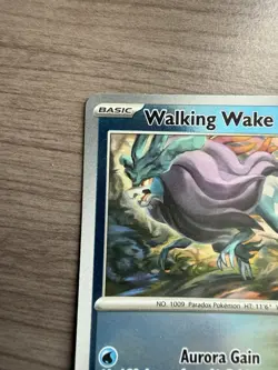 Pokemon TCG SV-Twilight Masquerade Walking Wake Reverse Holo Card #63/167 NM - Image 2