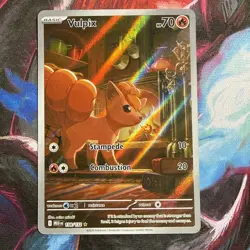 Vulpix 138/132 Me01: Mega Evolution Holo Pokemon Card NM Condition - Image 2