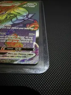 Pokemon Rayquaza VMAX Secret Rare Full Art Holo 217/203 Evolving Skies Card - Image 3