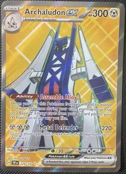 Archaludon ex 224/191 Sv08: Surging Sparks Holo - Pokemon Card - Image 1
