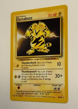 RARE 1999 Base Set Electabuzz Card 20/102! Excellent Condition! - Image 3