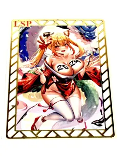Goddess Story LSP Gold METAL Card - Maiden Party - Serial Number #007/200! Anime - Image 1