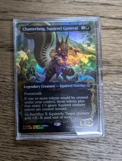 Chatterfang, Squirrel General RAISED Foil MTG - Image 1