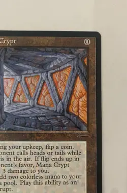 Mana Crypt - MTG Magic the Gathering Book Promo - NM ( Never Played ) - Image 3