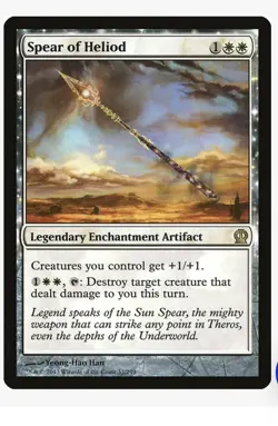 MTG: Spear of Heliod | Theros | Rare | NM | Legendary Enchantment Artifact - Image 1