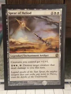 MTG: Spear of Heliod | Theros | Rare | NM | Legendary Enchantment Artifact - Image 2