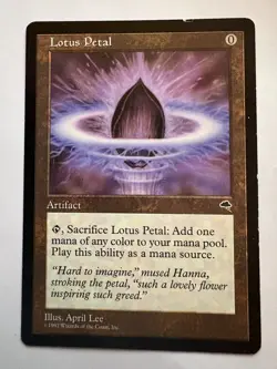 Lotus Petal - Tempest 294 - Magic The Gathering TCG - Image 1