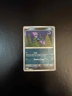 Pokemon Card Reverse Holo Zubat 027/064 Shrouded Fable NM/M Condition - Image 1