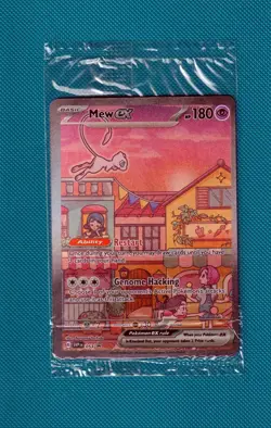 Mew EX SVP 053 Pokemon TCG Scarlet Violet 151 UPC Sealed Black Star Promo - Image 1