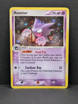 Haunter 34/112 FireRed & LeafGreen Reverse Holo Rare Pokemon TCG Nintendo MP - Image 1