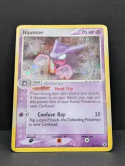 Haunter 34/112 FireRed & LeafGreen Reverse Holo Rare Pokemon TCG Nintendo MP - Image 3