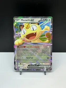 Pokemon TCG Perfect Order : Meowth ex 062/088 Ultra Rare 2026 - Image 1