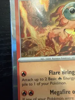 POKEMON PARADOX RIFT STAFF PROMO SET OF FOUR SEALED - Image 4