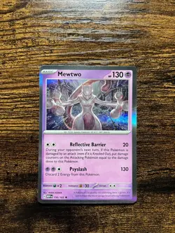 Pokemon TCG Mewtwo Scarlet & Violet-151 150/165 Holo Holo Rare - Image 1