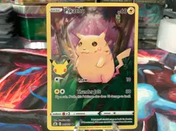 Pokemon TCG Celebrations Pikachu Holo Card 005/025 25th Anniversary - Image 1