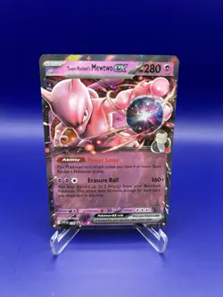 Pokemon Team Rocket's Mewtwo EX 205 SV Promo Holo English - Image 2