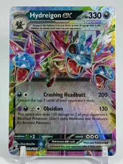 2024 Pokemon Surging Sparks HYDREIGON EX 119/191 Double Rare - Image 1