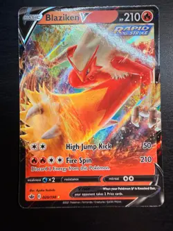 Blaziken V - SWSH06: Chilling Reign (SWSH06) POKEMON HOLOFOIL (NM) - Image 1