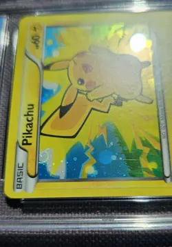 PIKACHU COSMOS HOLO MINT PSA 9 2014 POKEMON XY #42/146 LEGO MOVIE EXCL W/Swirl - Image 2