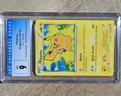 PIKACHU COSMOS HOLO MINT PSA 9 2014 POKEMON XY #42/146 LEGO MOVIE EXCL W/Swirl - Image 4