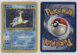 Lapras Holo Pokemon Fossil #10 1999 - Image 3