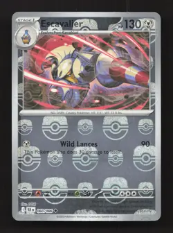 Escavalier 060/086/086 Uncommon SV: Black Bolt Pokemon Master Ball Near Mint - Image 1