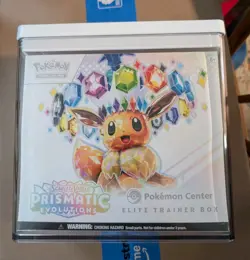 Prismatic Evolutions Pokemon Center Elite Trainer Box Sealed ETB - Image 1