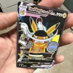 Pokemon Edward Newgate Pikachu Vmax Cosmax Holo 999/999 VCOS Iron Tail - Image 4