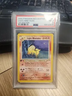 2002 POKEMON NEO DESTINY 1ST EDITION #50 LIGHT NINETALES PSA 9 - Image 1