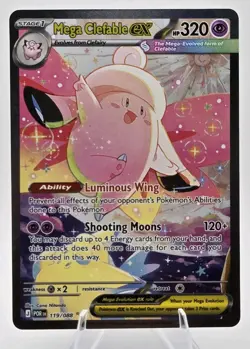 Mega Clefable ex 119/088 SIR Pokemon Perfect Order NM - Image 2