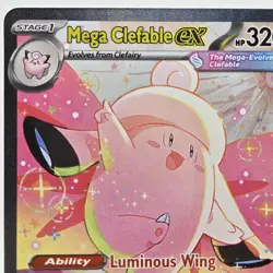 Mega Clefable ex 119/088 SIR Pokemon Perfect Order NM - Image 5