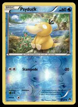 Psyduck 16/122 Common BREAKpoint Pokemon Reverse Holo Lightly Played - Image 1