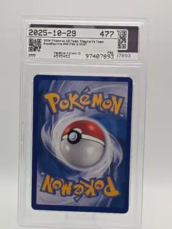 2004 POKEMON EX TEAM MAGMA VS TEAM AQUA SQUIRTLE #46 PSA 9 MINT - Image 2